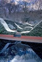 The Hedge Garden and Reflecting Pool - Veddw House Garden