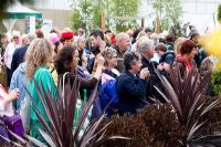 Crowds taking photographs of filming at the Baby Bio Garden at Gardeners' World Live, 2009 - Protecting Tomorrow Today