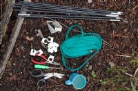 Garden watering system - Step 1 - Materials and tools required for the project