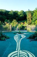 Wlliam Morris inspired 'Wallpaper Garden' - Aber Artro Hall, Llanbedr, Gwynedd