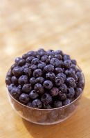 Freshly picked Blueberry 'Burlington', August
