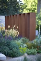 Corten steel structure and borders. The Daily Telegraph Garden, Best in Show, Gold medal winner, Chelsea Flower Show 2010 
 