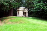Temple of Echo by Kent and Towsend at Rousham Park House and Garden, Bicester, Oxfordshire, designed by William Kent 1685-1748