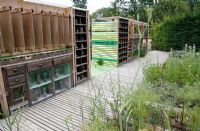 Plant information posters and seed drawers - Chaumont 2010