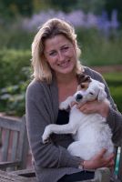 Isoblel Bilgen with her Jack Russell Terrier - Heveningham, Suffolk