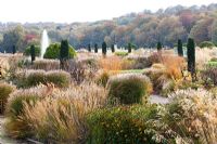 Overlooking the Italian Gardens designed by Tom Stuart-Smith - Trentham Gardens, Staffordshire, October