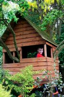 Tree house at The Spinney, Tanworth-in-Arden 