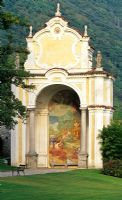  Shrine with Fresco of Apollo and Muses - Villa Della Porta Bozzolo, Casalzuigno, Italy