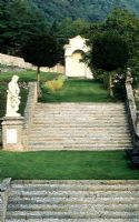 Steps in the Orchard - Villa Della Porta Bozzolo, Casalzuigno, Italy