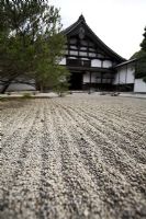 A karesansui or dry rock garden - Tenju-an, subtemple of Nanzen-ji - Nanzen-ji, Kyoto, Japan