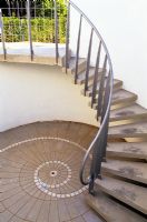 Staircase in Babel, designed by Italian designers - International Gardens Fetsival, Chaumont-sur-Loire, France 2004 
