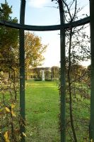 View to stone obelisk - Silverstone Farm, Norfolk