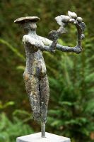 Metal statue. Silverstone Farm, Norfolk