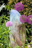 Ceramic ornament - Helen Riches' Garden, Essex 
