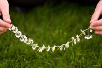 Daisy chain held in hands