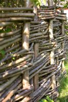 Woven Hazel fence