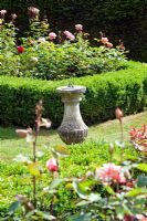 Sundial in Rose garden
