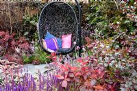 'Black and Blue' garden - Gold Medal winner, RHS Flower Show Tatton Park, Cheshire 2011