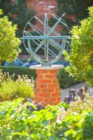 Metal armillary sundial, Oxfordshire
