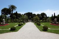 Villa Ephrussi De Rothschild with formal water garden, Saint-Jean-Cap-Ferrat, France.