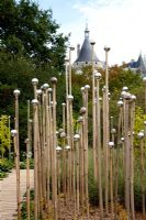 20th International Garden Festival, Chaumont sur Loire, France 2011, with Chateau in background
 