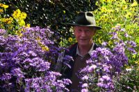Gardener with Asters -  Picton Garden
