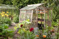 Greenhouse in Potager - Ruinerwold Garden