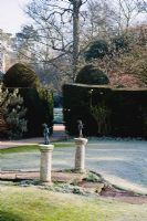 Formal garden in February 