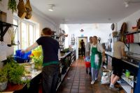 In the kitchen at Ballymaloe cookery school