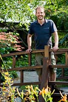 David Lewis, Head Gardener at The Roof Gardens, Kensington