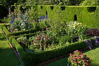 The Sundial Garden, Highgrove Garden, June 2011. Originally designed by Lady Salisbury as a rose garden.  