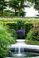 The ornamental garden. Alnwick garden. UK