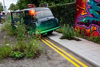 Edible Bus Stop - RHS Hampton Court Flower Show

