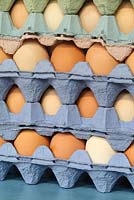Trays of free range eggs for sale - Annabel's Egg Shed, Cavick House Farm, Norfolk