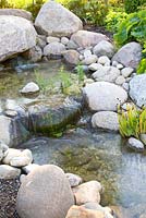 Stream with rocks and pebbles