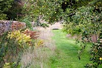 September view of the Orchard - Parham, West Sussex