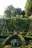 Knot garden - Cerney Gardens, Gloucestershire