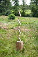 'Untitled form' made from beech wood, 2012 by Alasdair Currie