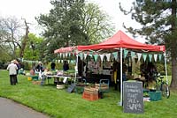 Growing Communities plant sale and swap, Springfield Park, London Borough of Hackney, UK