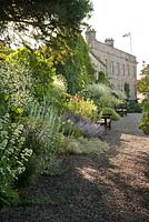 The Terrace Garden border at Dalemain House 