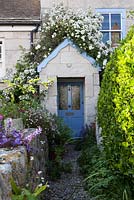Small front garden in Portland, Dorset