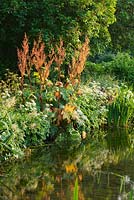 Pond at Little Ponton Hall Gardens, Lincolnshire