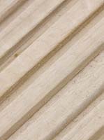 Close up of a deck board showing grooves - decking project 