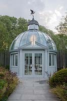Khora architectural dome by Louis Calmels, The Massachusetts Garden, RHS Chelsea Flower Show 2014