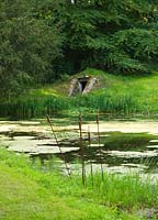 Lake at Painswick Rococo Garden, Gloucestershire 