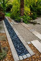 Japanese style gravel garden, Westgate villas, Shropshire