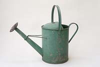 2.5 gallon watering can on white background