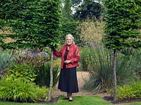 Garden owner, Penny Snell, flower arranger and chairman of the National Gardens Scheme