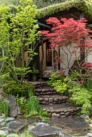 Edo no Niwa - Edo Garden, reflecting a time when gardens of maples, moss and stones, were designed for everyone, regardless of class or wealth. 