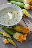 Jamie Oliver's Courgette and Mint Soup